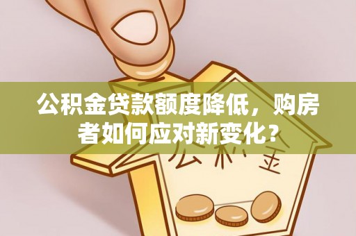 祁阳公积金贷款额度降低，购房者如何应对新变化？