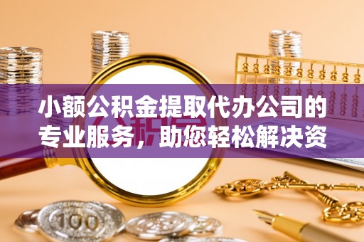 祁阳小额公积金提取代办公司的专业服务，助您轻松解决资金难题