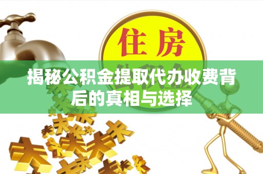 祁阳揭秘公积金提取代办收费背后的真相与选择