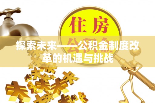 祁阳探索未来——公积金制度改革的机遇与挑战