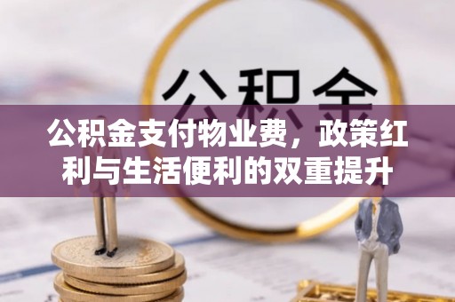 祁阳公积金支付物业费，政策红利与生活便利的双重提升