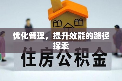 祁阳优化管理，提升效能的路径探索