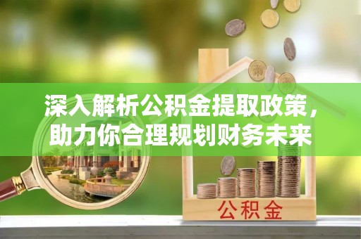 祁阳深入解析公积金提取政策，助力你合理规划财务未来