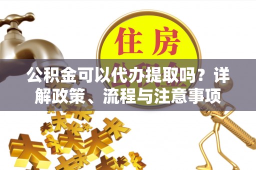 祁阳公积金可以代办提取吗？详解政策、流程与注意事项