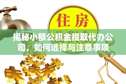 祁阳揭秘小额公积金提取代办公司，如何选择与注意事项