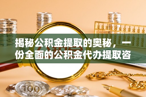 祁阳揭秘公积金提取的奥秘，一份全面的公积金代办提取咨询指南