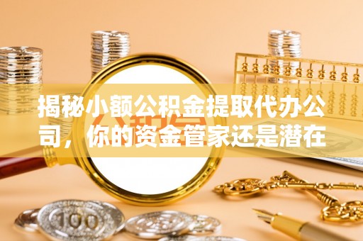 祁阳揭秘小额公积金提取代办公司，你的资金管家还是潜在风险？